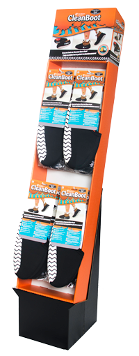 The CleanBoot Pop Display - Become a Distributor