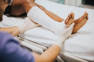 Slips, trips and falls - Foot Injury