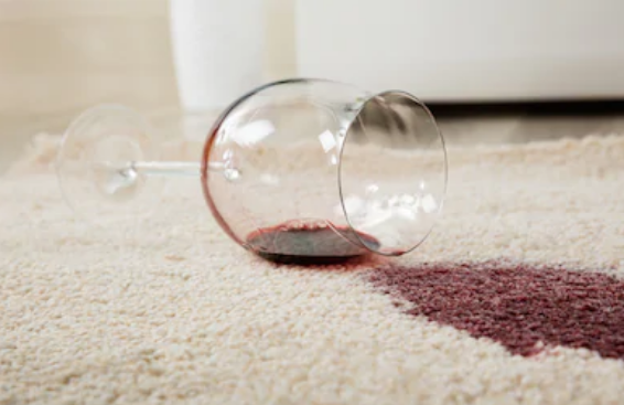 Stains on carpet